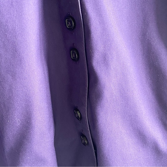 Vintage purple button up - Picture 4 of 4